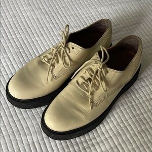 Zara | Shoes | Zara Yellow Pointed Toe Slingback Flats With  display picture 1
